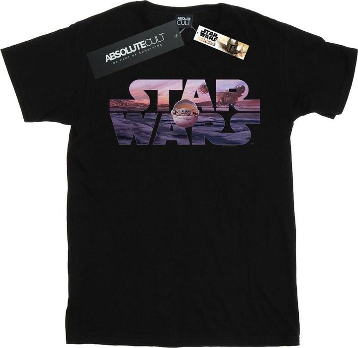 Star Wars The Mandalorian The Child Logo TShirt Mädchen (152, 158)