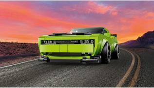 Image du produit LEGO Dodge Challenger SRT Hellcat Sportwagen (77237, LEGO Speed Champions)