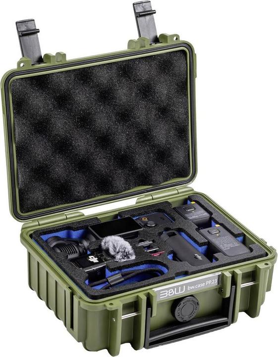 Produktbild B&W International B&W DJI Osmo Pocket 3 Case Typ 500 Braun Grün (Drohnen Koffer)
