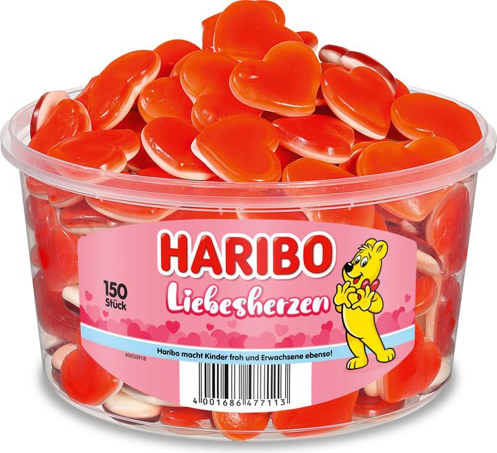 Produktbild Haribo Liebes-Herzen (150 Stk., 1200 g)