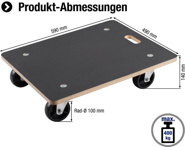 Produktbild Metafranc Transportroller (400 kg)