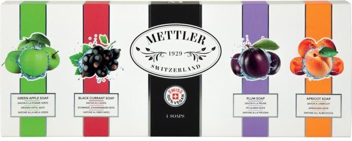 Actual product image Mettler1929 4 fruit soap set (Hard soap)