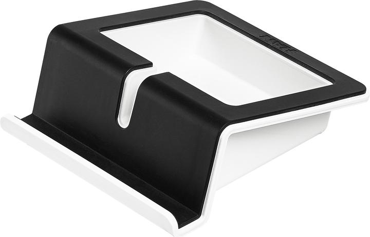 Actual product image Han UP Stand for mobile phone Tablet ABS plastic Black Desk