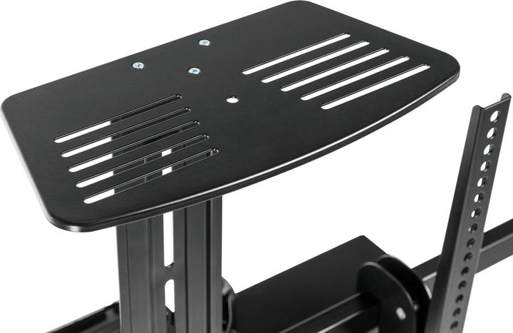 Image du produit equip Support au sol 55-100"/ 1TFT 120kg 1 étagère noir (100", 120 kg)
