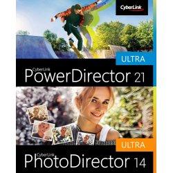 Actual product image CyberLink PowerDirector 21 Ultra & PhotoDirector 14 Ultra Duo (1 User, unlimited)