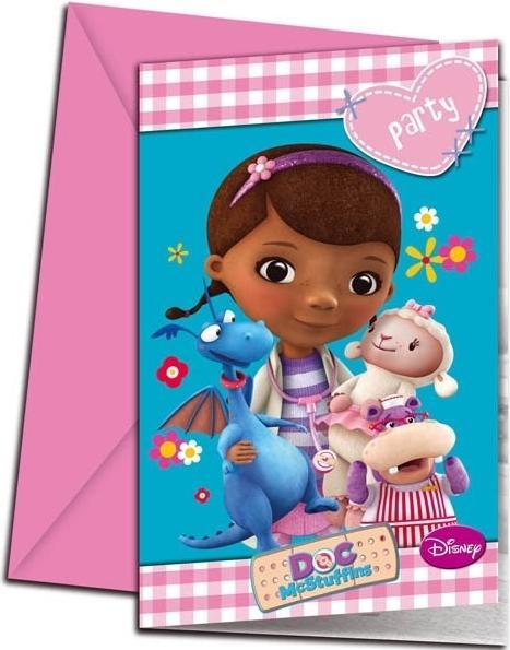 Image du produit JT Lizenzen Doc McStuffins Einladungskarten