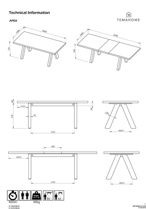 Actual product image Temahome Apex
