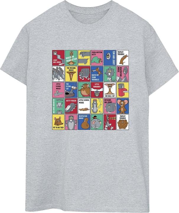 Tom & Jerry Grid Squares TShirt (S)