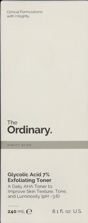 Productafbeelding The Ordinary Glycolic Acid 7% Exfoliating Toner (240 ml)