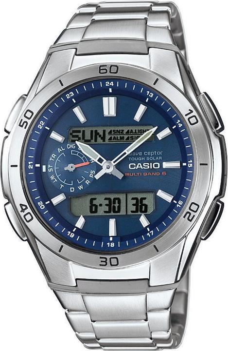 Produktbild Casio WVA-M650D-2AER (Analoguhr, Digitaluhr, Funkuhr, 44 mm)