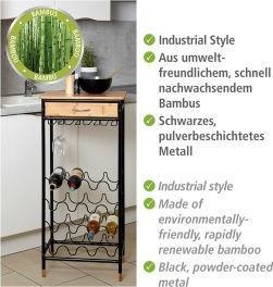 Actual product image Wenko wine rack (48 x 30 x 95 cm, 16 Fl.)