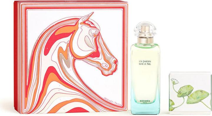 Actual product image Hermès Hermes Jardin sur le Nil Eau de Toilette 100ml Coffret FDM25 (Eau de toilette, 100 ml)