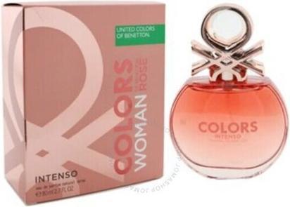 Actual product image United Colors of Benetton Benetton Color Rose Intense 2.7oz (80ml) EDP Spray for Women (Eau de parfum, 80 ml)