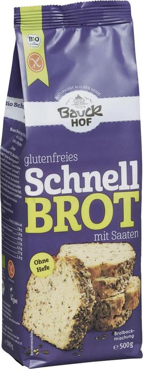 Bauckhof Schnell Brot mit Saaten Backmischung Bio (500 g)