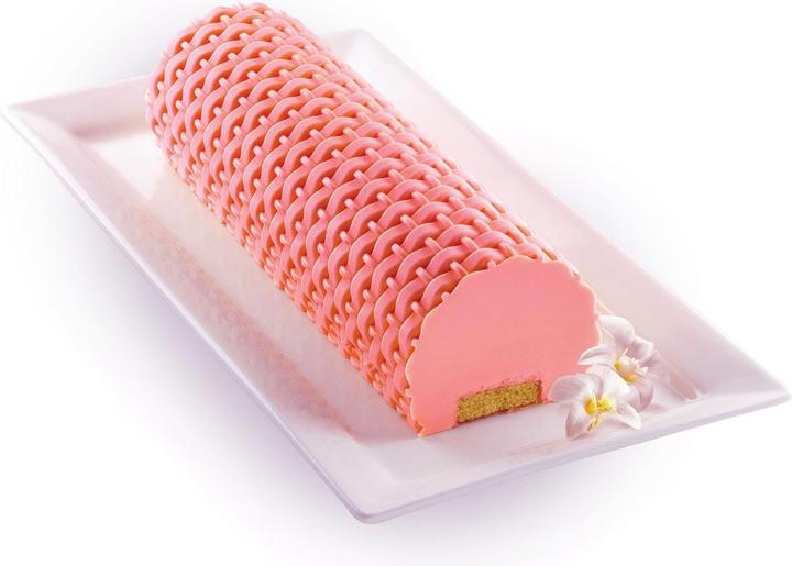 Image du produit Silikomart Feuille de cuisson en silicone Magic Buche Mat