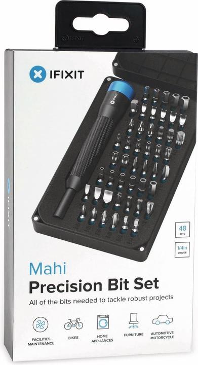 Immagine prodotto iFixit Set di bit di precisione Mahi (2, 3, 4, 5, 6, 7, 3/16, TR35, T TR 27, T TR 15, 5/32, T TR 25, 7/32, T TR 30, T TR 20, 8 mm ∙ TR10, 8 mm ∙ 2, 3 ∙ 1, 9/64 ∙ 4, TR40 ∙ 1/4, PZ 3 ∙ 4, PH 3 ∙ PZ 1, PH1, PH2, PZ2, PH0, 1/8)