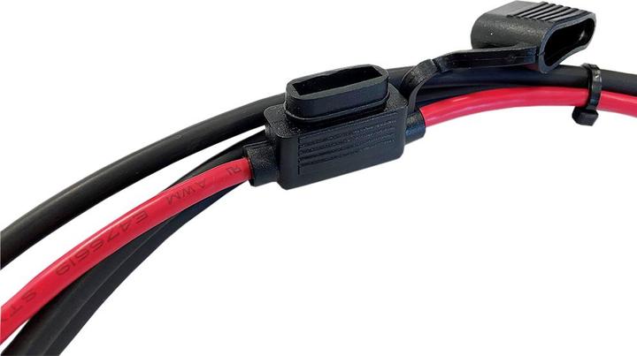 Produktbild Offgridtec 1,5m 6mm² Batteriekabel mit 30A Sicherung M8-Ringkabelschuh