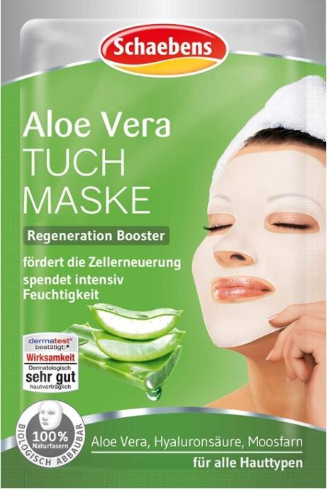 Schaebens Gesichtsmaske mit Aloe Vera -Extrakt, 1 Stück