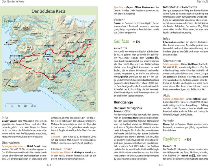 Image du produit Reise-Handbuch Reiseführer Island (Allemand, Sabine Barth, 2023)