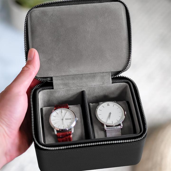 Actual product image Stackers Double Zipped Watch Box