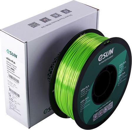 Produktbild eSUN eSilk-PLA 1,75mm Lime 1kg 3D Filament (PLA, 1.75 mm, 1000 g, Grün)