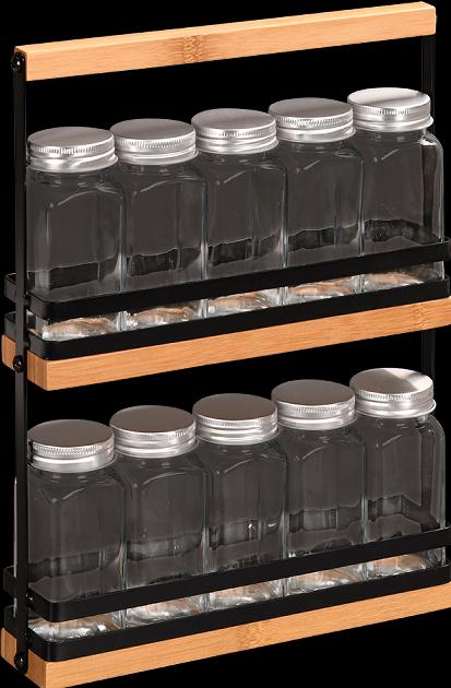 Produktbild Kesper Gewürzregal mit 10 leeren Gläsern