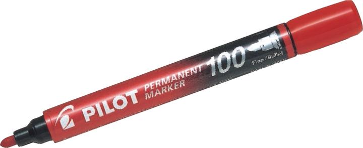 Produktbild Pilot Permanent Marker 100 (Rot, 1 mm, 1 x)