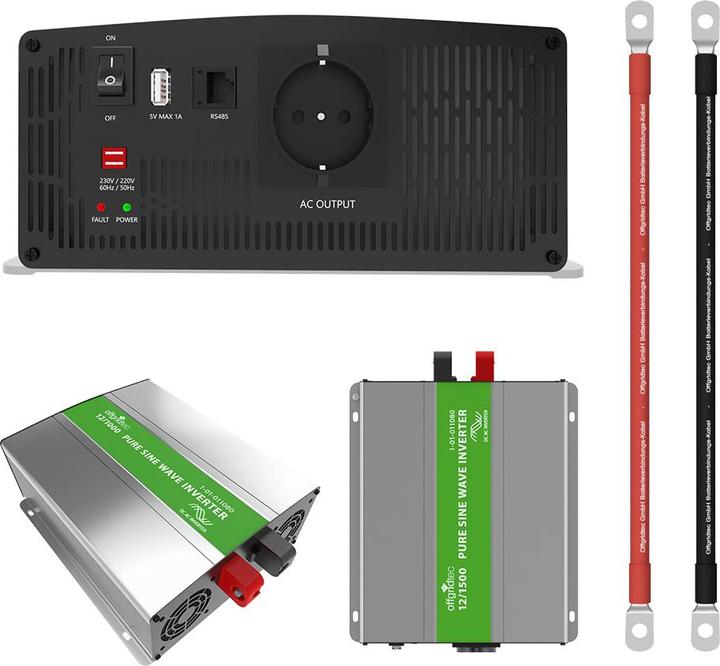 Produktbild Offgridtec Autark XL-Master 310W Solaranlage - 1500W AC Leistung 154Ah AGM Akku (300 W)