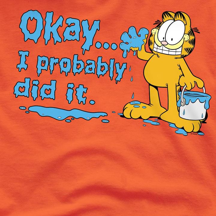 Immagine prodotto Garfield I Probably Did It Maglietta Uomo (4XL)