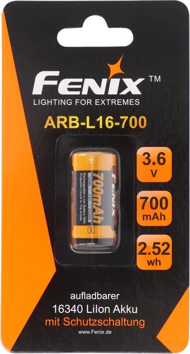 Immagine prodotto AccuCell Batteria CR123 A con scatola di trasporto AkkuShop (1 pz., 16340, 700 mAh, Accumulatore di carica elettrica)