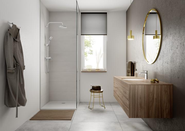 Produktbild hansgrohe Vernis Blend Einhebel-Waschtischarmatur 100 mit Zugstangen-Ablaufgarnitur