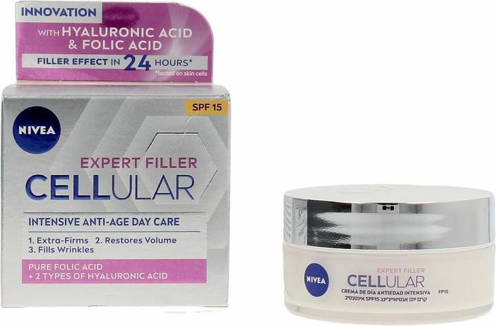 Produktbild NIVEA Cellular Filler Hialurónico y Fólico Crema Día Spf15 50ml (50 ml, Tagescreme, SPF 15)