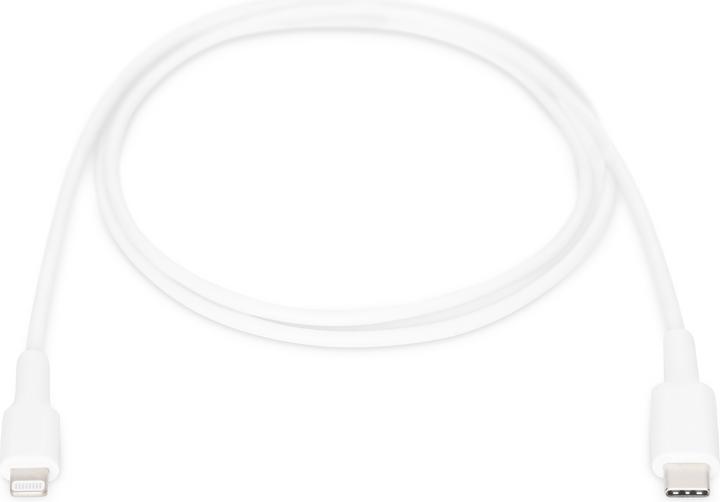 Digitus Daten- / Ladekabel, USB-C - Lightning, MFI (1 m, USB 2.0, 18 W)