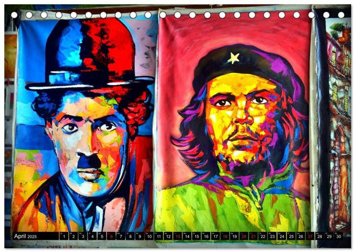 Actual product image CHE - Ernesto Che Guevara in Kuba (Tischkalender 2025 DIN A5 quer), Monatskalender (A5, German)