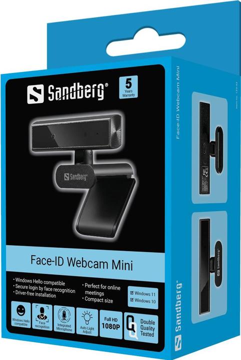 Produktbild Sandberg Face-ID Webcam Mini (2 Mpx)