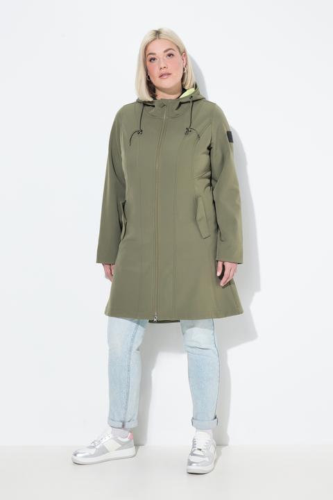 Produktbild Ulla Popken HYPRAR Softshelljacke, wasserabweisend, 2-Wege-Zipper (50, 52)