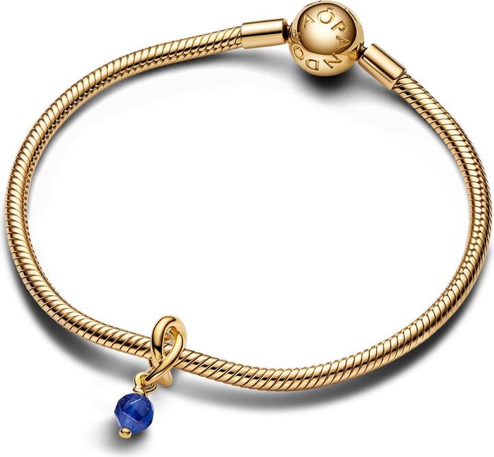 Image du produit Pandora Moments Pierre de naissance septembre (Argent massif, Métal doré en 14K)