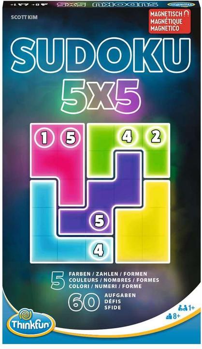 Produktbild Ravensburger ThinkFun - Sudoku 5x5 (Deutsch, Italienisch, Französisch)