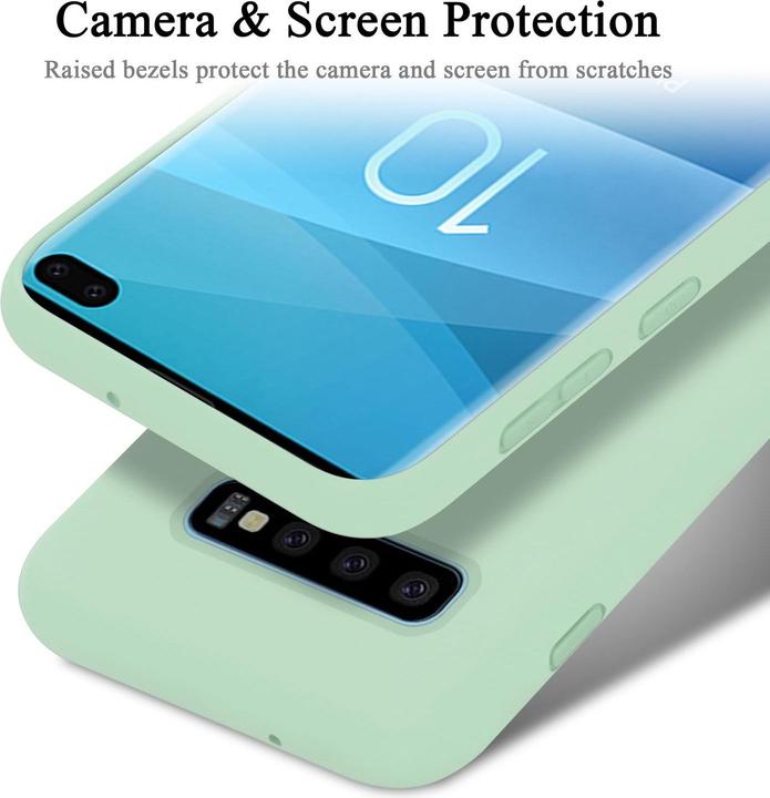 Immagine prodotto Cadorabo Copertura della cassa del silicone liquido TPU (Samsung Galaxy S10+)
