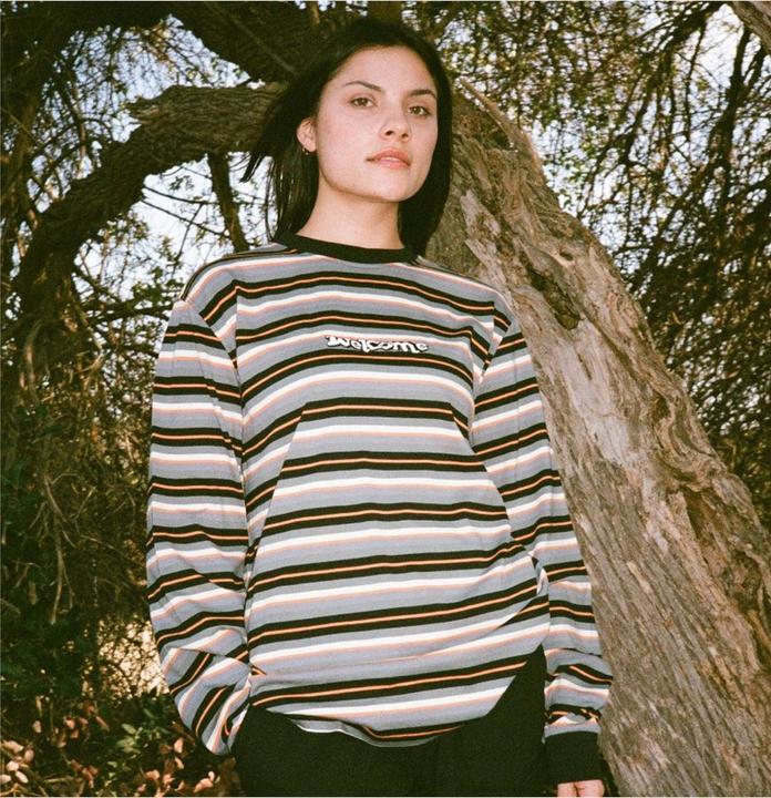 Actual product image Welcome Surf Stripe Yarn-Dyed L/S Knit (XL)