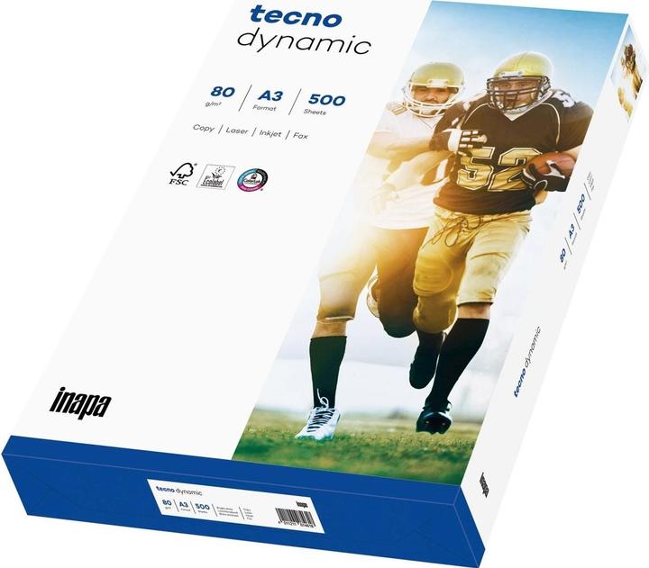 Actual product image Inapa tecno multifunctional paper dynamic, A3, 80 g/sqm, weiá (80 g/m², 500 x, A3)