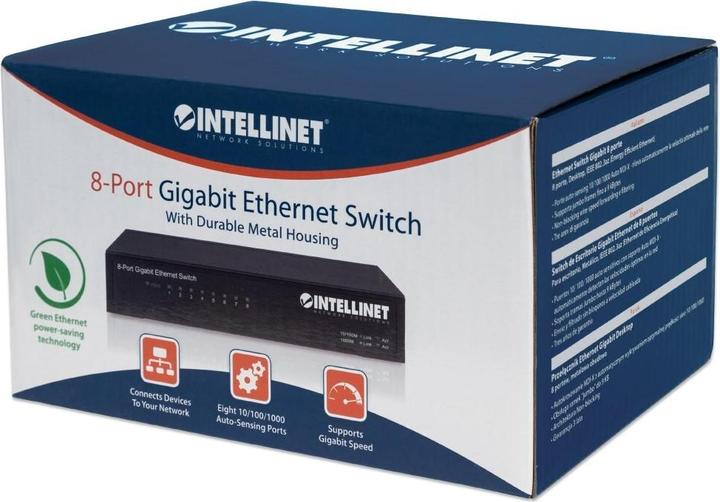 Produktbild Intellinet 8 Port Gigabit Ethernet Switch (8 Ports)
