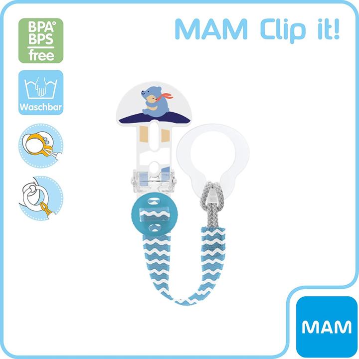 Produktbild MAM Schnullerband Clip it!