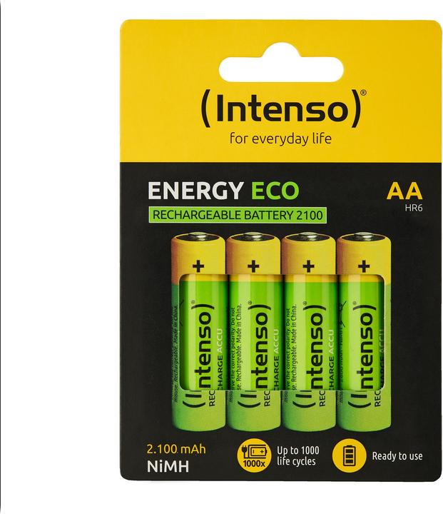 Immagine prodotto Intenso Energia Eco AA HR6 (4 pz., AA, HR6, 2100 mAh)