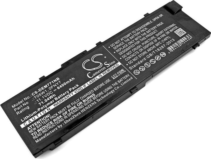 Produktbild NoName Battery for Dell Precision M7710 etc