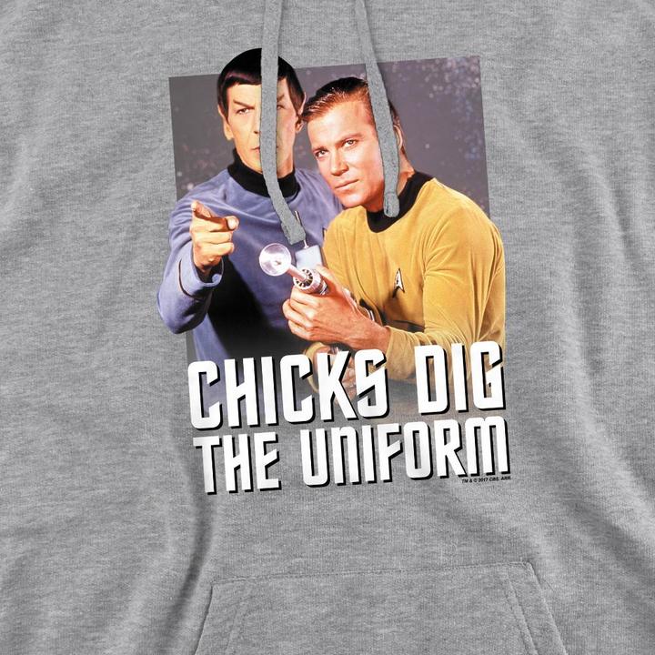 Immagine prodotto Chicks Dig Felpa con Cappuccio Uomo (L)