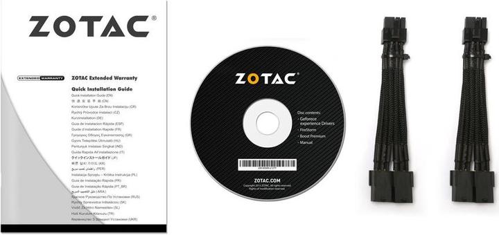 Actual product image Zotac GeForce GTX 1080 AMP Extreme (8 GB)