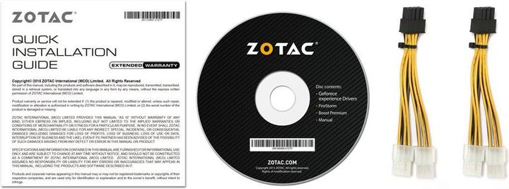 Immagine prodotto Zotac GeForce GTX 1080 AMP Edition (8 GB)