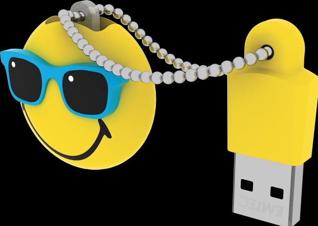 Produktbild Emtec SW108 Mister Hawaii Yellow (16 GB, USB-A)