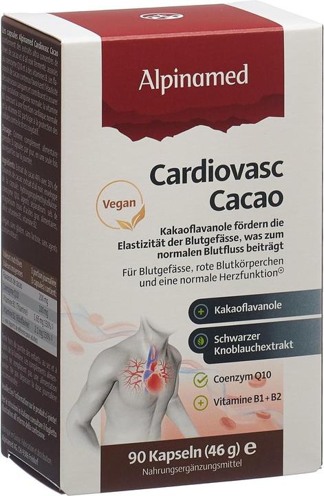 Alpinamed Cardiovasc Cacao Kaps 90 Stk (1 Stück, Kapseln, 93 g)
